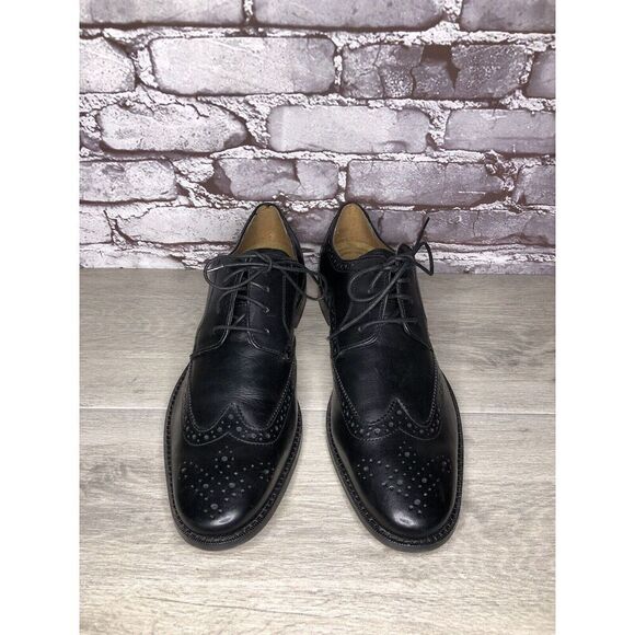 Florsheim Black Leather Wingtip Lace Up Dress Shoes Men Sz 12D US/45EU main image 5